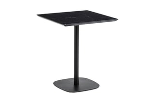 Table bistrot Beldixe - 2 couverts - Marbre noir