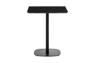 Table bistrot Beldixe - 2 couverts - Marbre noir