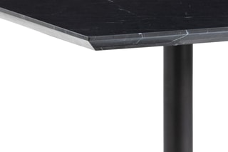 Table bistrot Beldixe - 2 couverts - Marbre noir