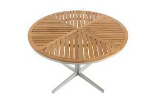 Table de jardin en teck Maestrale - 4 couverts - Sable