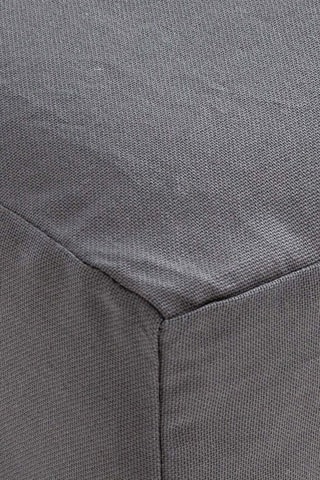 Capa de cadeira Domme - Cinzento-escuro - 57,5 x 7 x 35 cm