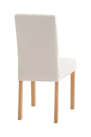 Capa de cadeira Domme - Branco cru - 57,5 x 7 x 35 cm
