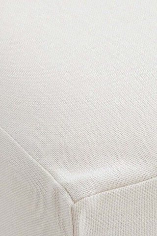 Capa de cadeira Domme - Branco cru - 57,5 x 7 x 35 cm