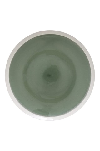 4 pratos em grés Liseria - Sálvia - 22 cm