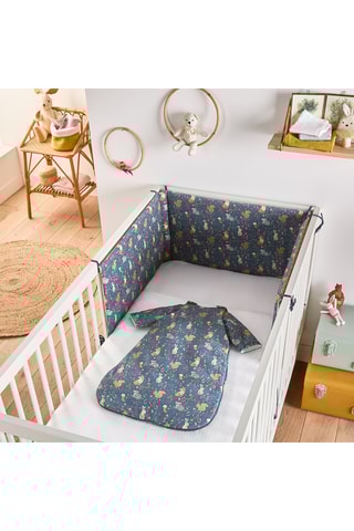 Proteção de cama - Azul-marinho - 180 x 40/360 x 40 cm