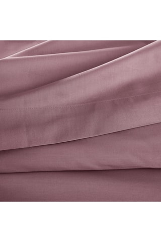 Lençol-capa em percal de algodão 80 fios/cm² - Rosa-velho