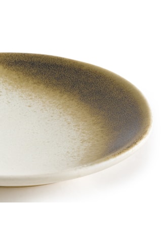 4 pratos de sobremesa em grés esmaltado - 22 cm
