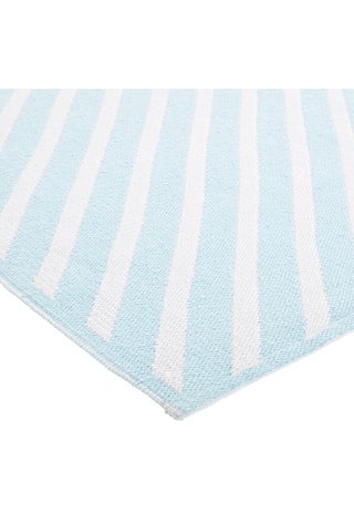 Vloerkleed - Blauw en Wit
