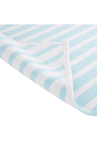 Vloerkleed - Blauw en Wit