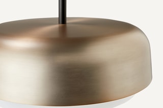 Lampadaire LED - Noir et doré - 8 W