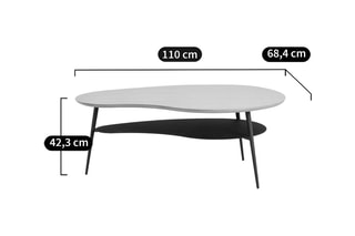 Salontafel Matacou - 110 x 42,3 x 68,4 cm