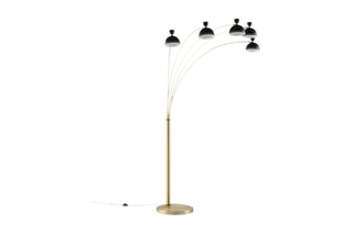 Ledstaanlamp - Goudkleurig en Zwart - 25 W