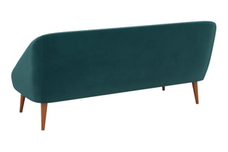 Canapé Séméon - Vert foncé - 3 places - En polyester
