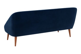 Canapé Séméon - Bleu foncé - 3 places - En polyester