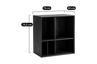Etagère murale Mikube - 70 x 74,5 x 40 cm