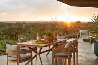 Table de jardin en acacia Jakta - 200 x 100 x 75 cm