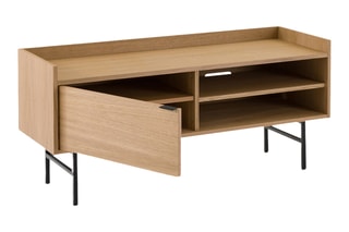 Meuble TV 1 porte Volga - 130 x 60 x 45 cm