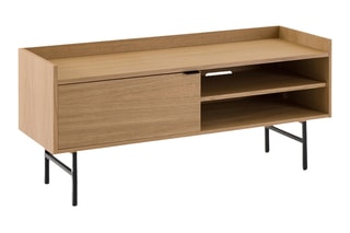 Meuble TV 1 porte Volga - 130 x 60 x 45 cm