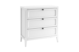 Commode 3 tiroirs Eugénie - 84,9 x 95 x 44 cm