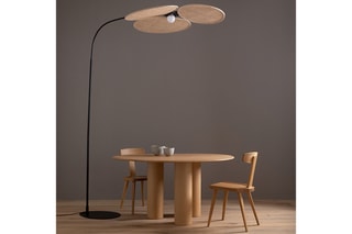 Lampadaire LED - Noir et beige - 10 W