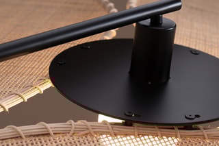 Lampadaire LED - Noir et beige - 10 W