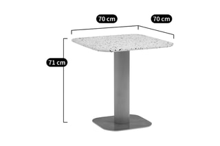 Table de jardin - 70 x 71 x 70 cm