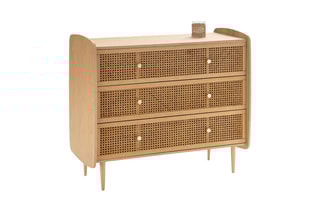 Commode 3 tiroirs Tempa - 100 x 89,5 x 47 cm
