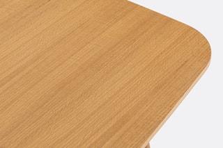 Table à manger en chêne massif Biface - 200 x 75 x 90 cm