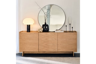 Buffet 3 portes Denho - En chêne - 176 x 74 x 45 cm