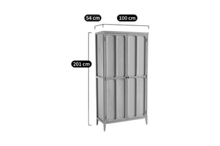 Armoire 2 portes - 100 x 201 x 54 cm