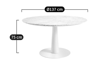 Pied de table Delmo - 70 x 71,5 cm