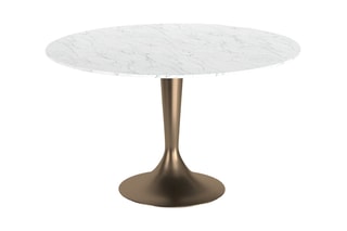 Table en marbre Aradan - 120 x 73,8 x 120 cm