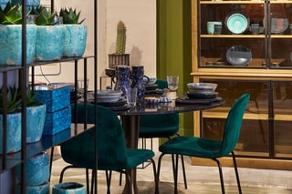 Table en marbre Aradan - 120 x 74,3 x 120 cm