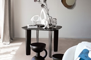 Table en marbre Dolmena - 100 x 97 x 75 cm