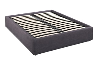 Lit coffre avec sommier Papilla - Couchage 140 x 190 cm