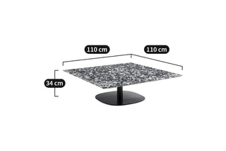 Table basse Stoni - 110 x 110 x 34 cm