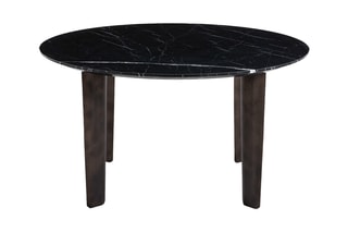 Table en bois marbre Dolmena - 140 x 75 cm