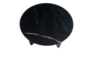 Table en bois marbre Dolmena - 140 x 75 cm