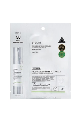 Máscara de rosto Mild Reedle Shot 50 2-step - Peles irritadas - 20 g