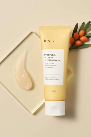 Máscara de noite com vitamina e própolis Propolis Vitamin Sleeping Mask iUNIK - 60 ml