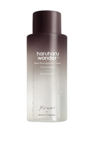 Tónico hialurónico com arroz preto Haruharu Wonder - Peles sensíveis - 300 ml