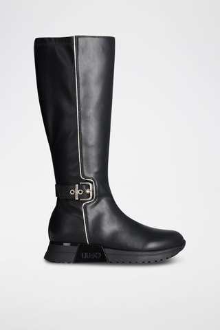 Botas com plataforma Kiss - Preto