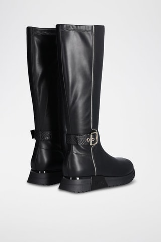 Botas com plataforma Kiss - Preto