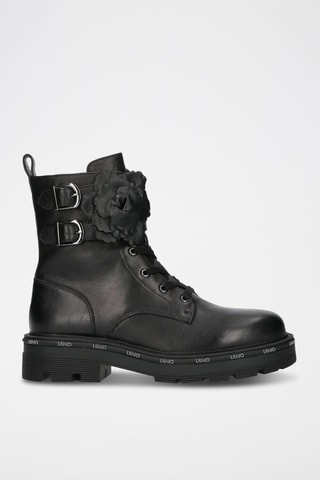 Botins em couro de vitelo Taylor - Preto