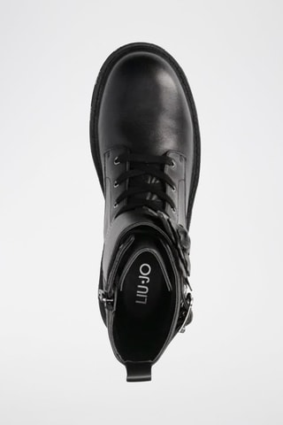 Botins em couro de vitelo Taylor - Preto