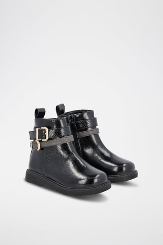 Botins Pat Preto