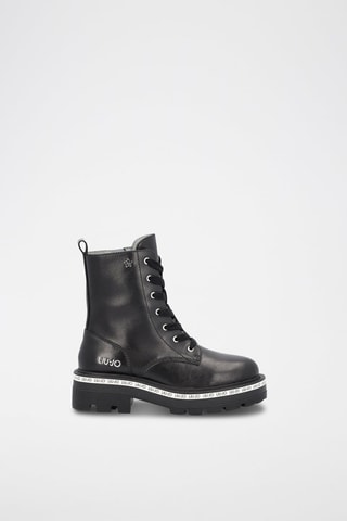 Botins em couro de vitelo Tailor Preto