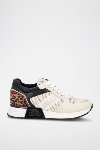 Sneakers Kiss Marfim e preto