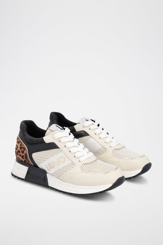 Sneakers Kiss Marfim e preto