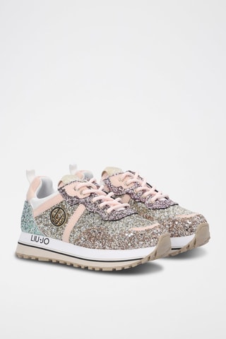 Sneakers com plataforma Maxi Wonder - Dourado
